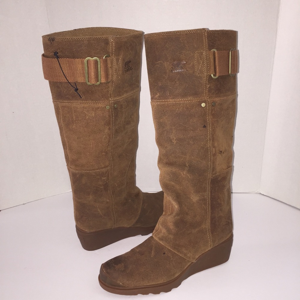 Sorel Toronto Tall Wedge Winter Boots Shoes sz 9